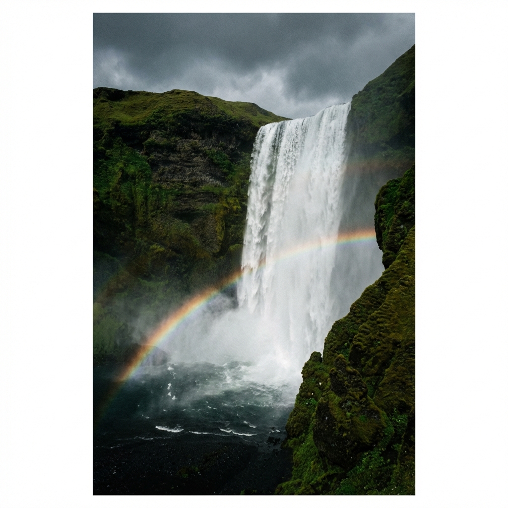 Skógafoss Waterfall